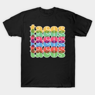 Tacos retro vintage Tuesday Mexican T-Shirt